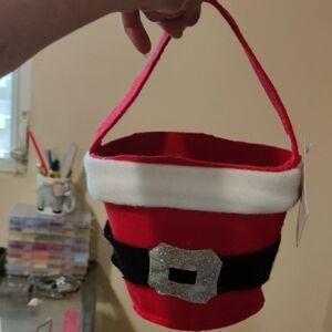 FWB Festive Santa Bucket with Handle
